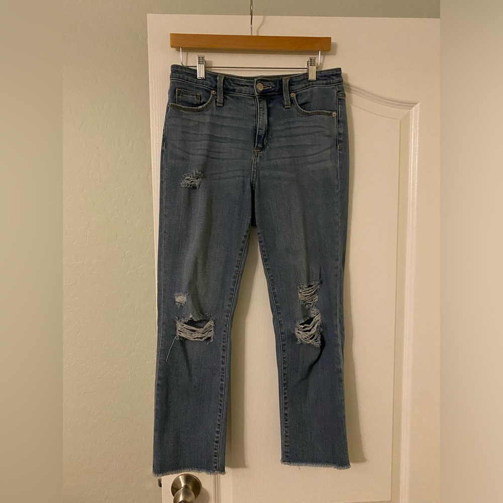 Universal Thread High Rise Straight Crop Jeans